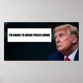 Affiche de Trump