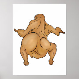 Affiche de Twerkey de Thanksgiving