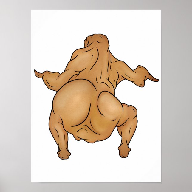 Affiche de Twerkey de Thanksgiving (Devant)