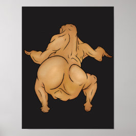 Affiche de Twerkey de Thanksgiving
