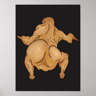 Affiche de Twerkey de Thanksgiving