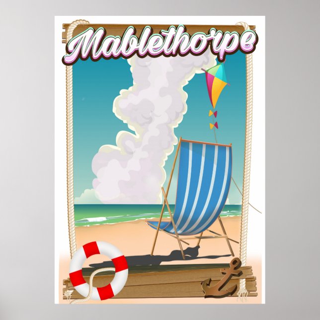 Affiche de vacances à Mablethorpe (Devant)