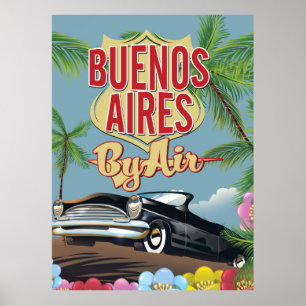 Affiche de vacances Buenos Aires, Argentine