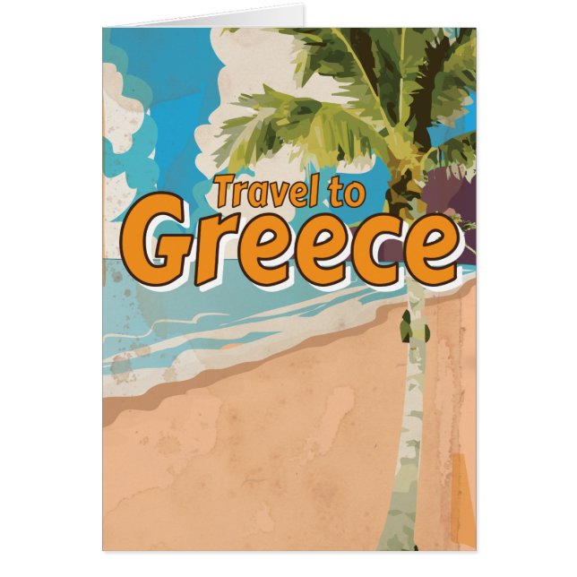 Affiche de vacances vintage Grèce (Devant)
