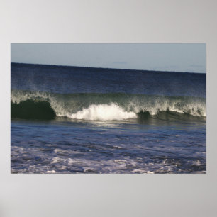 Affiche de vagues océaniques