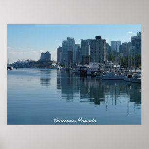 Affiche de Vancouver Imprimer Vancouver Cityscape 