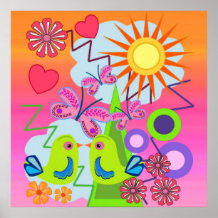 Affiche de vecteur de Digitals