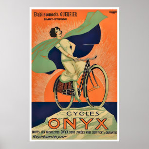 Affiche de vélo Onyx Cycles Art de cyclisme Cyclis