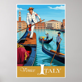 Affiche de Venise, Italie