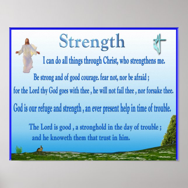 Affiche de verset biblique (Devant)