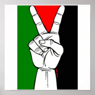Affiche de victoire de la Palestine