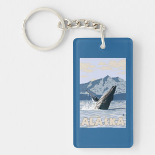 Affiche de Vintage voyage de baleine