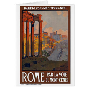 Affiche de Vintage voyage de "Rome"