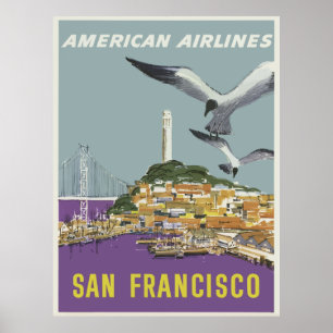 Affiche de Vintage voyage - Etats-Unis
