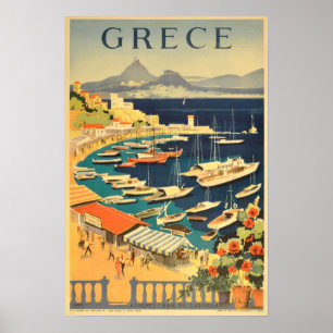 Affiche de Vintage voyage - Grèce