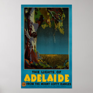 Affiche de Vintage voyage reconstituée par