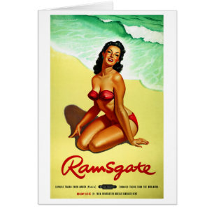 Affiche de Vintage voyage reconstituée par