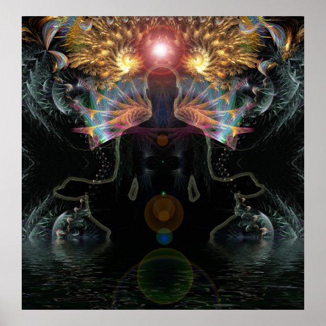 Affiche de visions méditatives (Devant)