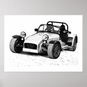 Affiche de voiture Caterham