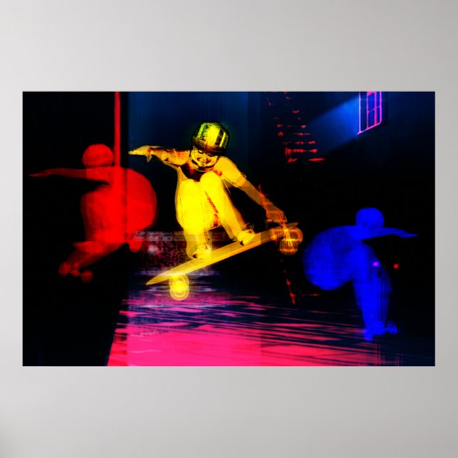 Affiche de vol de nuit (Devant)