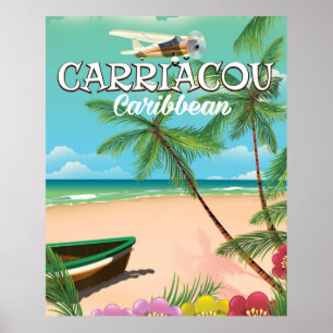 Affiche de voyage à Carriacou