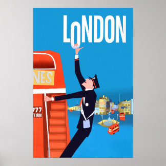 Affiche de voyage à Londres