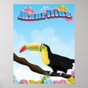 Affiche de voyage à Maurice