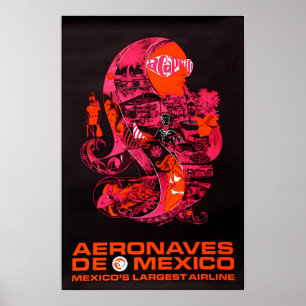 Affiche de voyage Aeronaves Impression d'art d'Aca