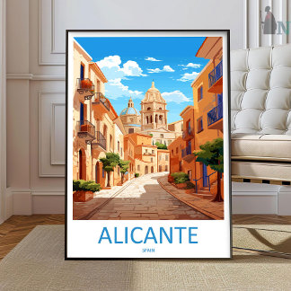 Affiche de voyage Alicante Art mural Alicante