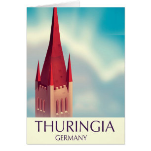 Affiche de voyage Allemagne Thuringe