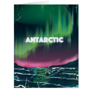 Affiche de voyage Antarctique