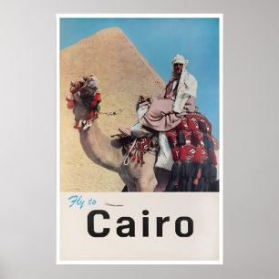 Affiche de voyage au Caire Art égyptien Impression