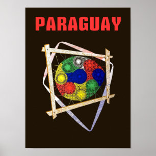 Affiche de voyage au Paraguay