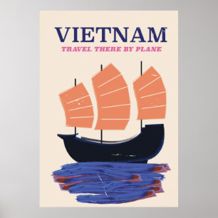 Affiche de voyage au Vietnam