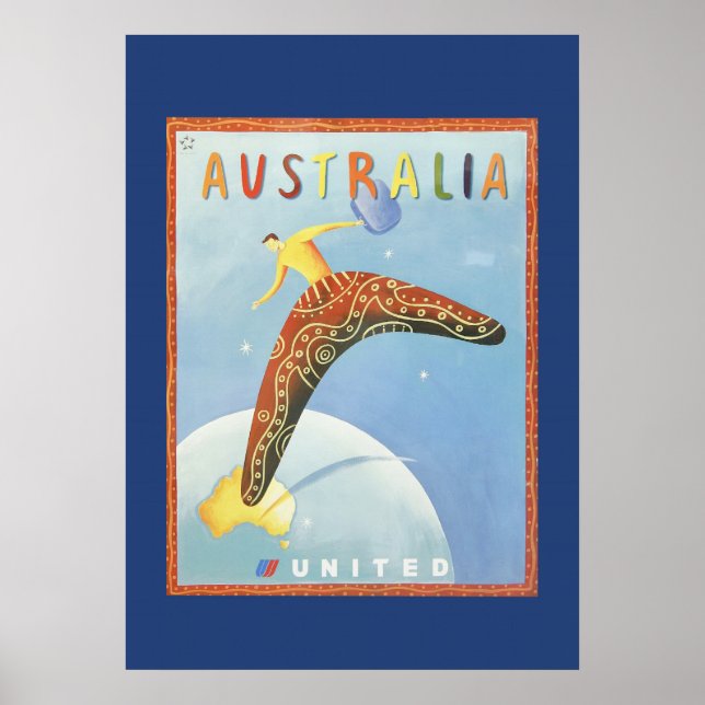 Affiche de voyage Australie (Devant)