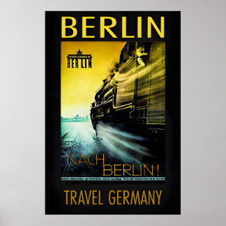 Affiche de voyage Berlin-Allemagne