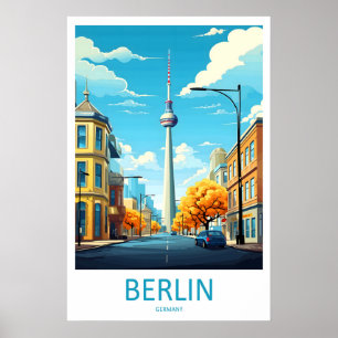 Affiche de voyage Berlin Allemagne 1