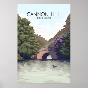 Affiche de voyage Cannon Hill Birmingham