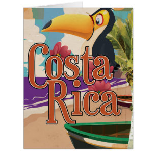 Affiche de voyage costaricaine