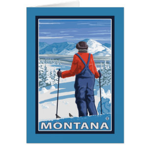 Affiche de voyage d'AdmiringMontanaVintage de