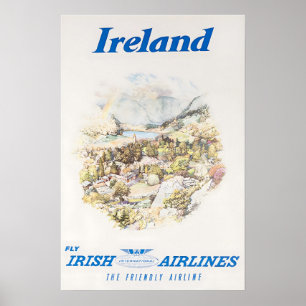 Affiche de voyage d'art d'Irlande Impression irlan