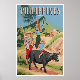 Affiche de voyage d'art philippin Impression phili