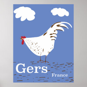 Affiche de voyage Davos Suisse