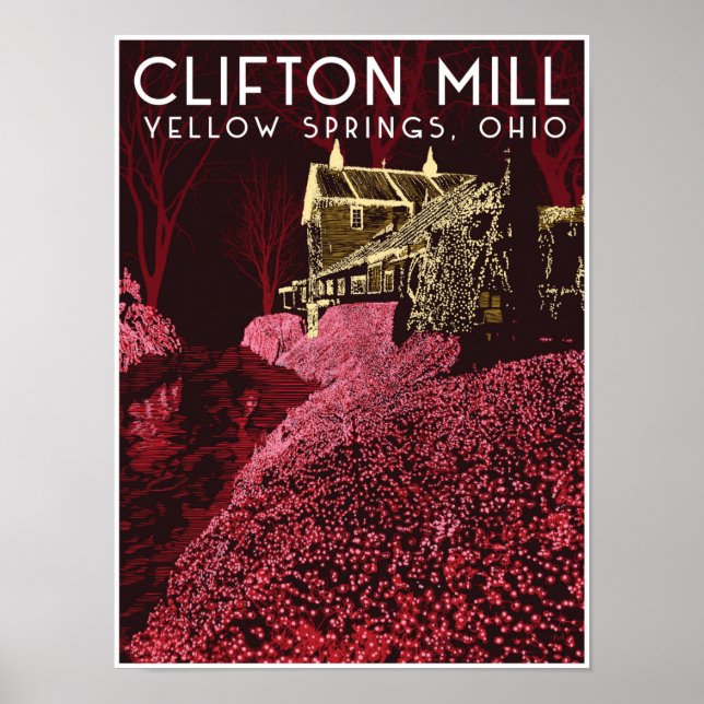 Affiche de voyage de Clifton Mill (Devant)