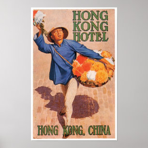 Affiche de voyage de Hong Kong Hotel