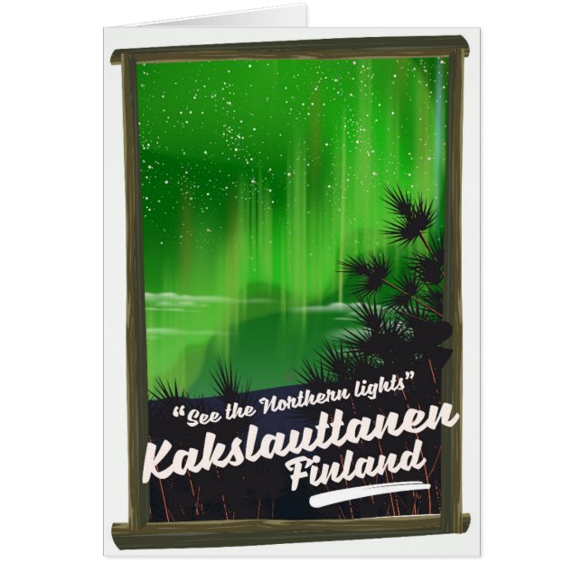 Affiche de voyage de Kakslauttanen (Devant)
