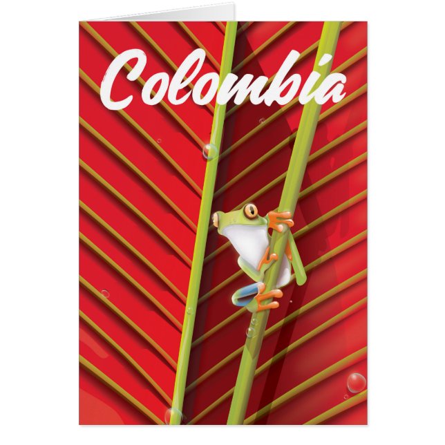 Affiche de voyage de la grenouille des arbres de C (Devant)