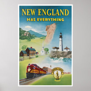 Affiche de voyage de l'impression vintage d'art de