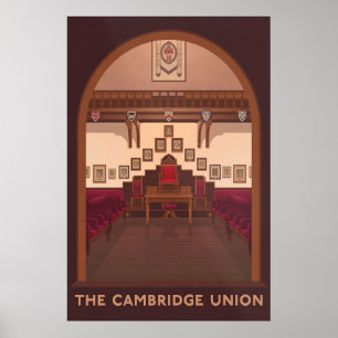 Affiche de voyage de l'Union de Cambridge