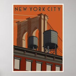 Affiche de voyage de New York City